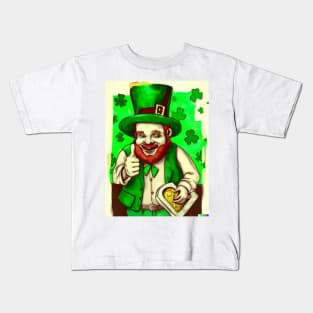 St Patrick Painting Kids T-Shirt